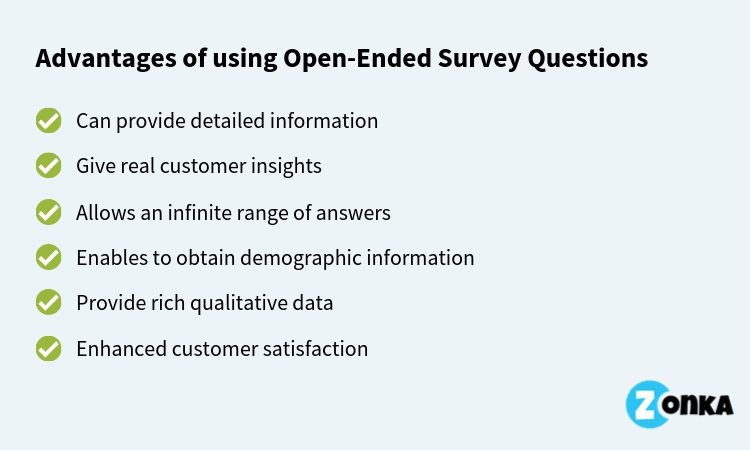 Advantages of Open-Ended Questions