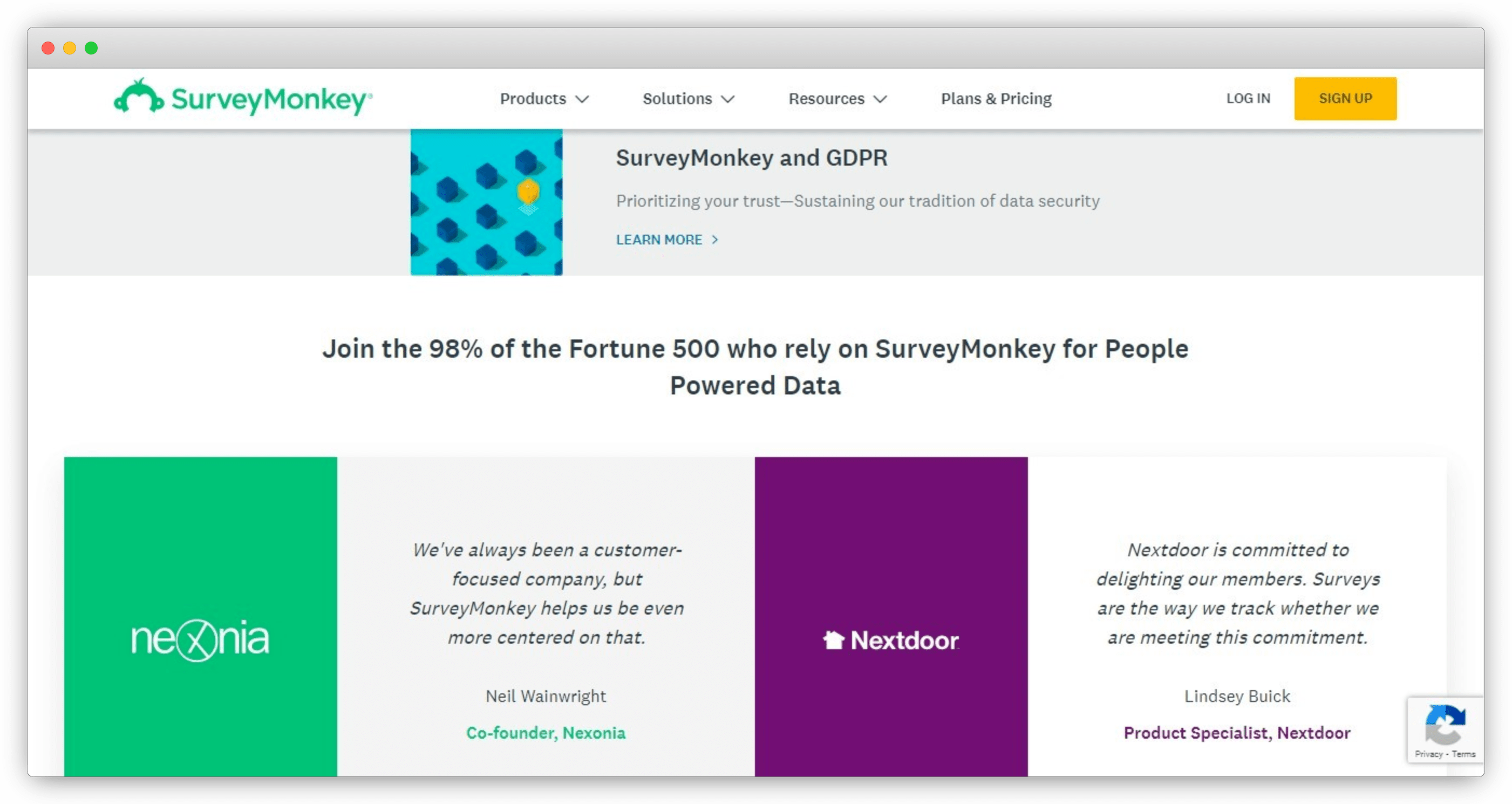 surveymonkey website feedback button tool