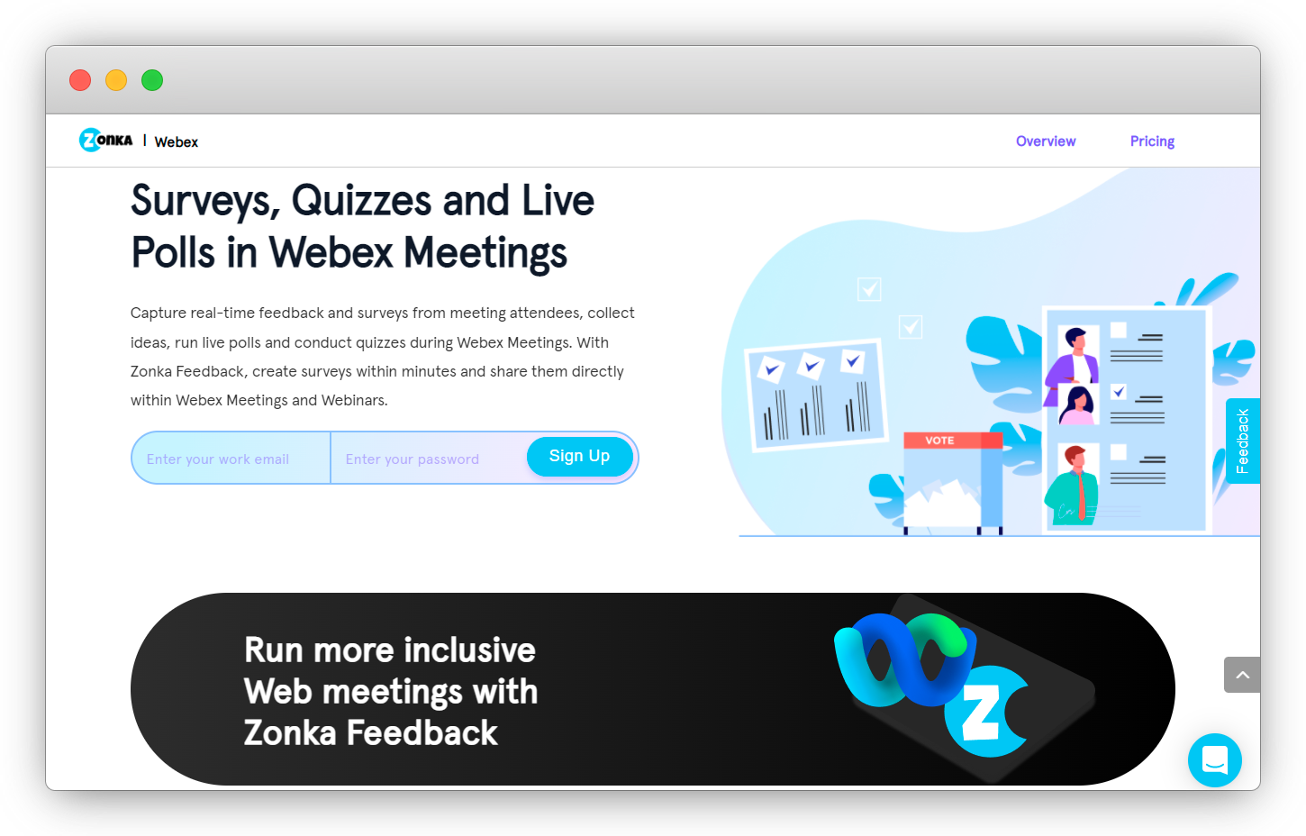 Zonka For Webex