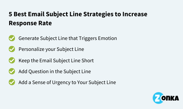 5 Best Email Subject Line Strategies to Increase Response Rate