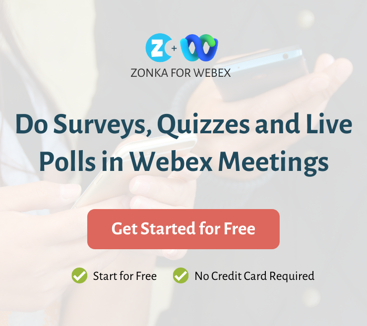 Webex + Zonka Feedback Sign Up