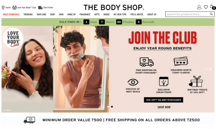 Customer Loyalty Example - The Body Shop